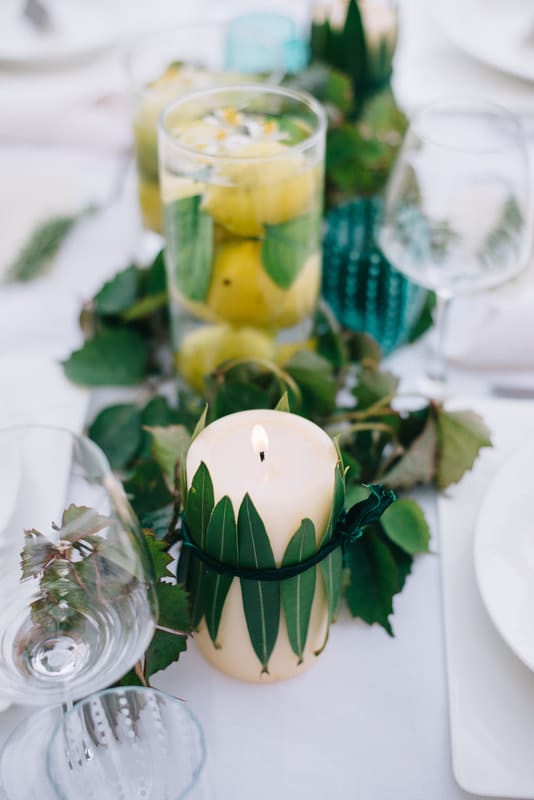 Small details at your Lake Como wedding reception.